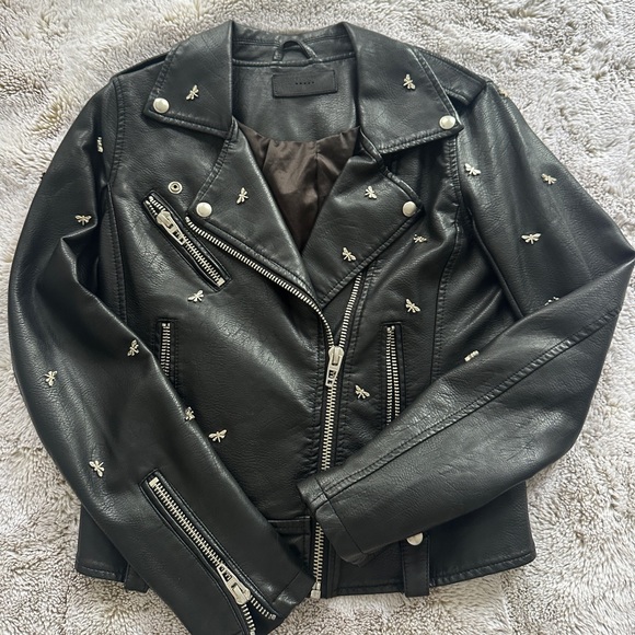 Blank NYC Dragonfly Embellished Moto Jacket - Picture 2 of 4